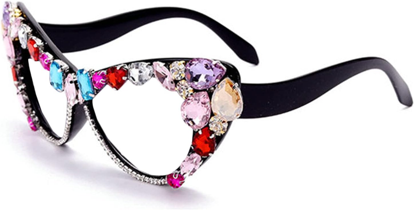 2pcs Oversized Transition Photochromic cat eye Bifocal Reading Glasses For Women rhinestones Reader Sunglasses