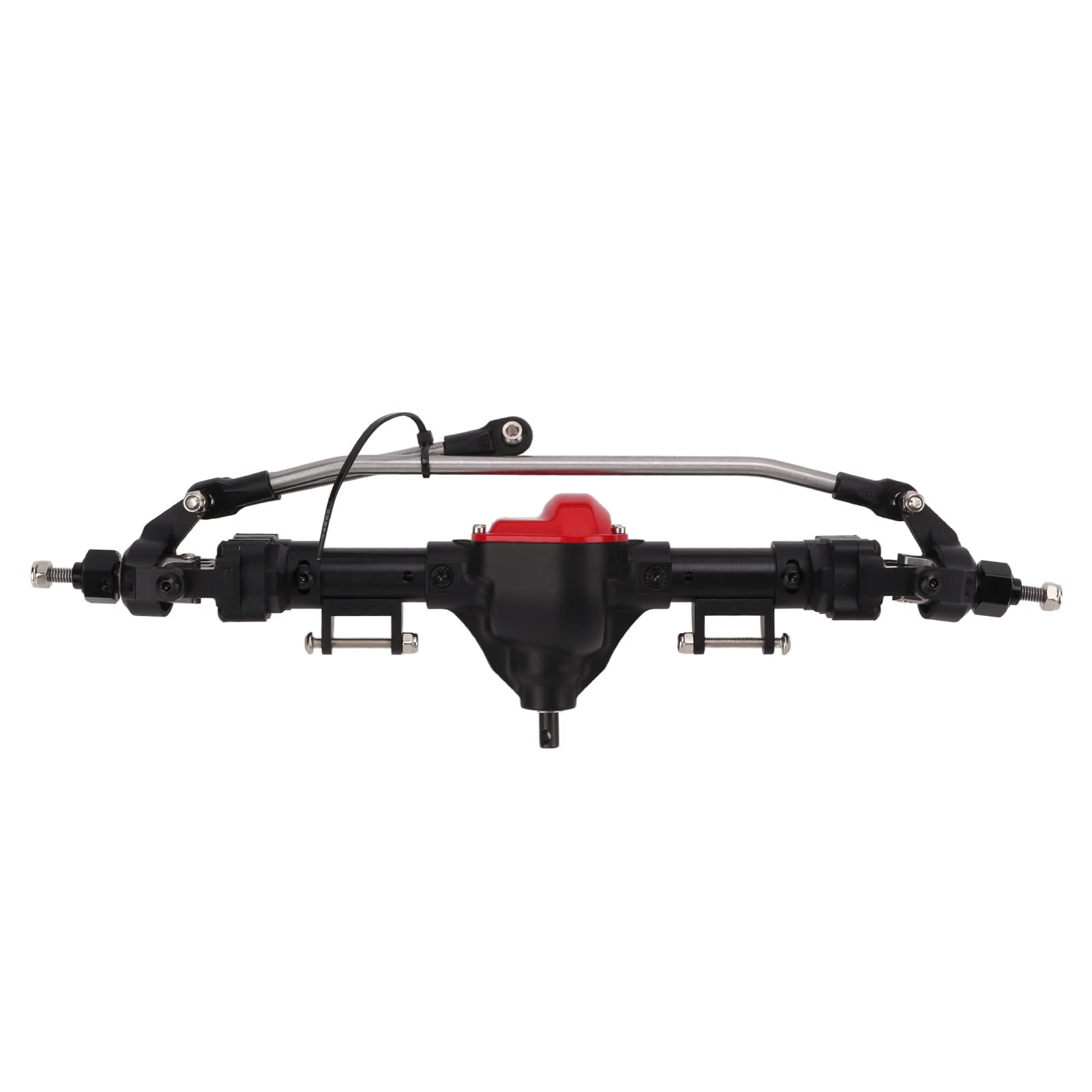 Drfeify Przednia oś Portalowa CNC Metal RC do Gąsienicy Axial SCX10 1/10 | Obudowa ze Stopu Aluminium, Stalowe Koła Zębate, Drążek Kierowniczy ze Stali Nierdzewnej, Zwiększa Prześwit Pod Pojazdem o
