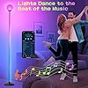KingSom Lampada da Terra LED,175cm Lampada Angolare RGBW con Luce a Sfera,Lampada da Terra Smart con Telecomando e Bluetooth APP,16 Milioni Colori,Musica Sincronizzazione,Lampada Moderna da Terra #5