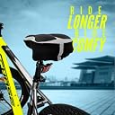 Advanced Gel Bicycle Saddle Seat Cushion Cover for Indoor Outdoor Cycling, Exercise Cycle - Soft and Washable, 100% Gel Material, Made in India gallery image