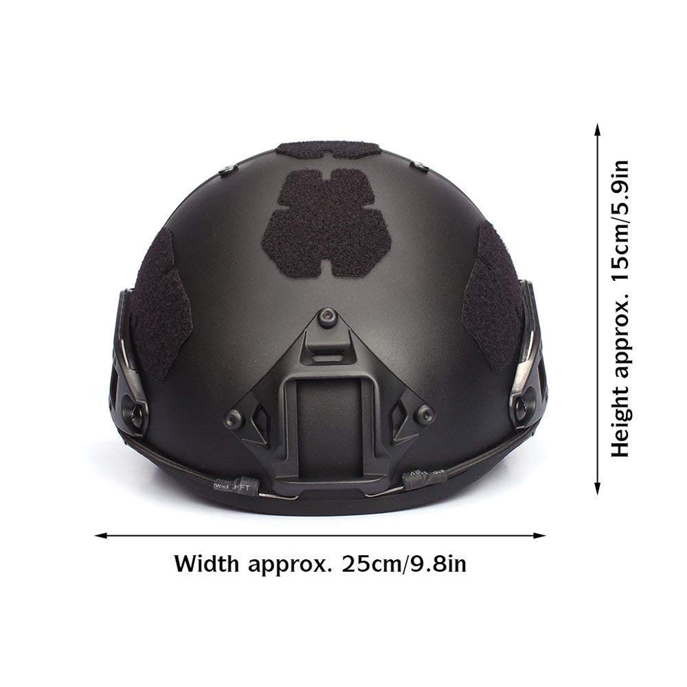 2 w jednym, outdoorowy kask taktyczny Airsoft, kask polowy, regulowany kask ochronny ABS
