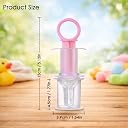 The Cheeky Kidzz Pack of 2 Baby Medicine Dropper Set | Infant Liquid Dispenser with Soft Silicone Tip | Accurate Measurement Oral Syringe for Newborns, Toddlers & Kids | BPA-Free Safe Feeding Tool (PATTERN 10) gallery image