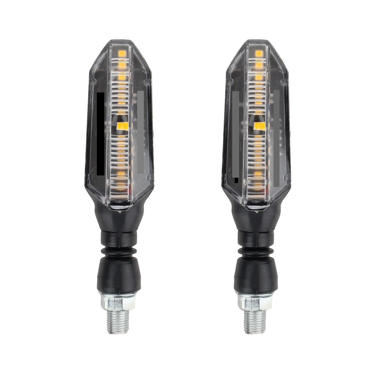 Luces traseras de parada y 2 luces intermitentes amarillas para moto 8