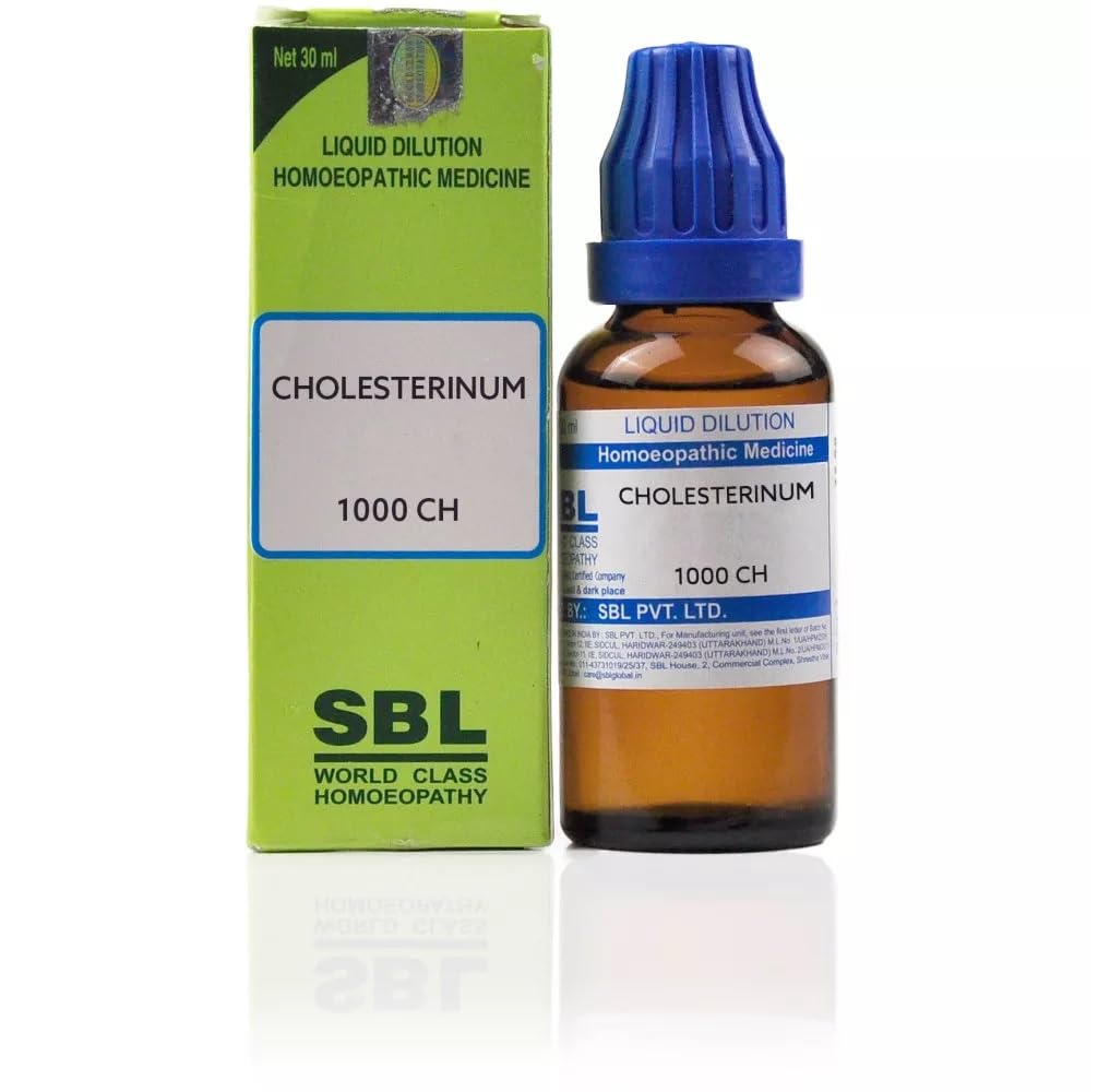SBL Homoeopathic Cholesterinum 1M (1000 CH) Dilution (30ml)
