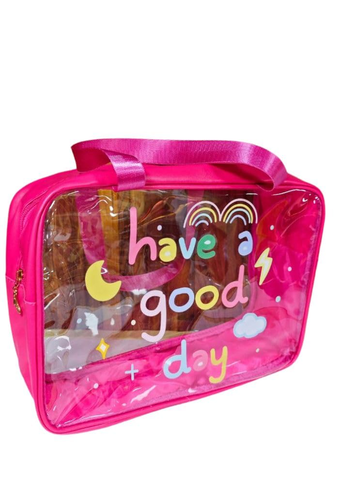 Have a Good Day Transparent Big Bag for Swimming, Shopping, Picnic,Travel For Boys and Girls | Shoulder Bag for kids (B0D2HXFDT6) Amazon Price History, Amazon Price Tracker