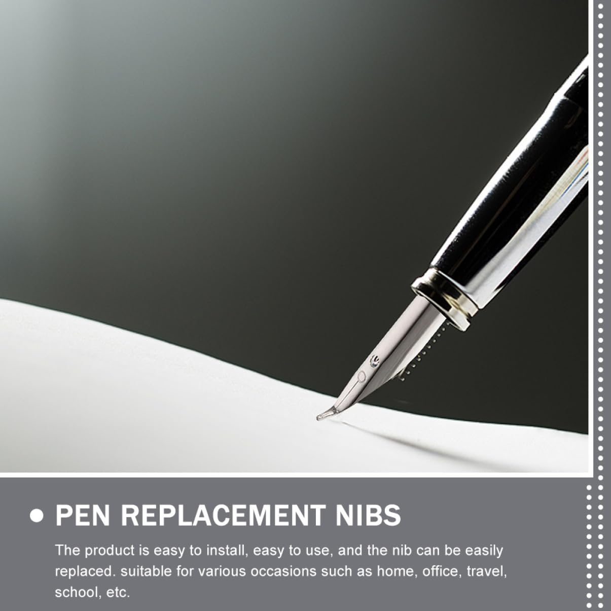 Holibanna 1set Fountain Pen Nibs Replacement for Students Pen Tips for Calligraphy and Lettering Materials for Enhanced Writing Experience 15pcs