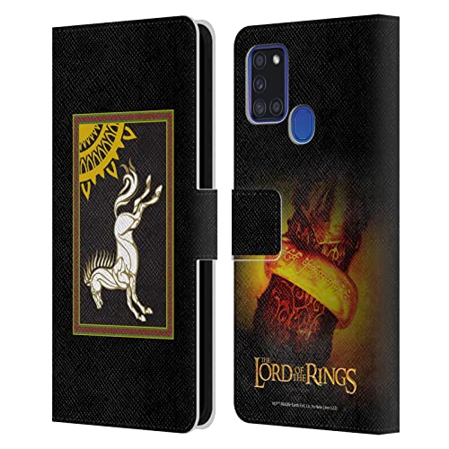 Coque Samsung Galaxy A21s Lord of the Rings étui cuir portefeuille