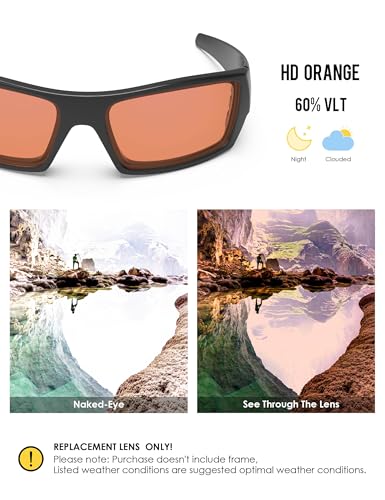 Image of BLAZERBUCK Anti-salt Polarized Replacement Lenses for Oakley Gascan OO9014 Sunglass