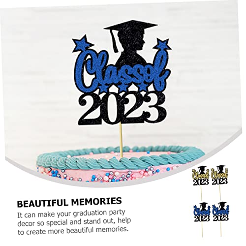 Holibanna 30 Pçs Inserções De Bolo De Formatura Topper De Cupcake De Festa De Formatura Toppers De C