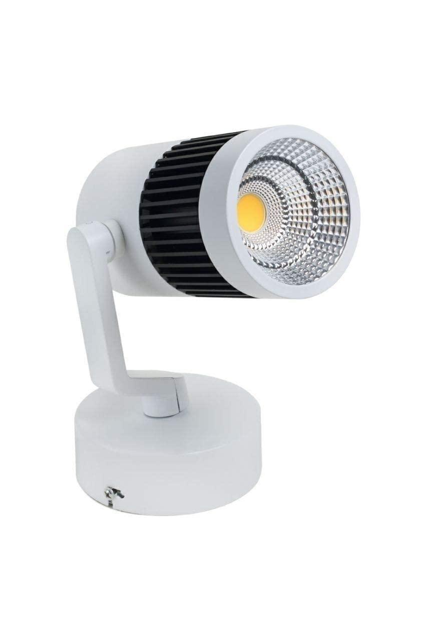 IMPRESSION LIGHTS 30 Watt Led Cob Spot Wall Light Track Light Picture Light Aluminium White Body Warm White Lights -Pack of 1