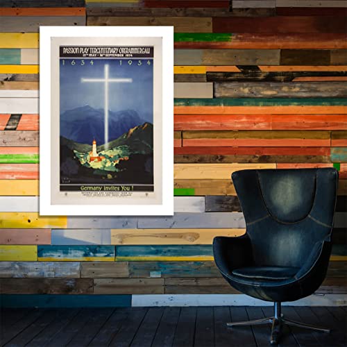 Affiche Germany encadrée format moyen mat pour décoration murale salon - 6