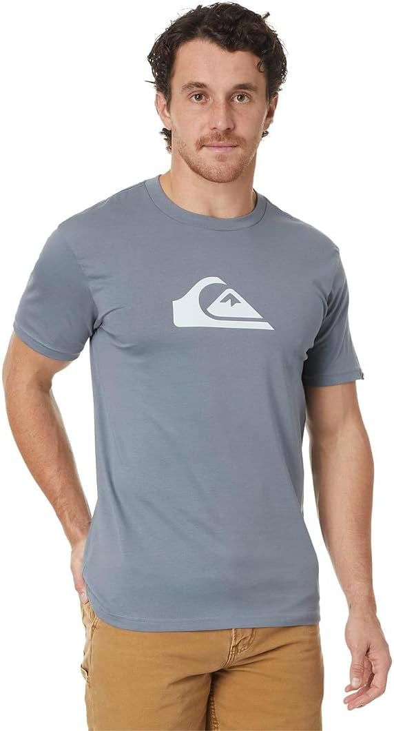 Quiksilver Mens Comp Logo Short Sleeve Screen Tee