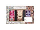 Tesori d‘Oriente Geschenkset Cremeduschen, Set aus 3 x 75 ml Mini Duschgel (Ayurveda, Byzantium & Persian Dream), Duschcreme zur Körperpflege, Wellness-Rituale für Körper & Sinne
