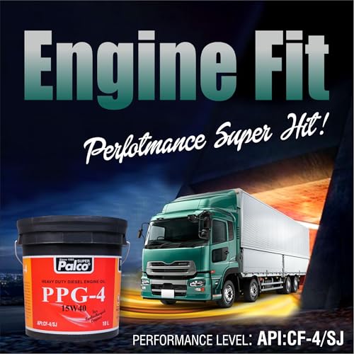 Image of PALCO PPG-4 15W40 | API:CF-4 /SJ & MB 228.1 Multigrade Engine oil for Diesel Commercial Road Transport & Off Highway Vehicles | New Generation Automotive Vehicles | 10 Litres
