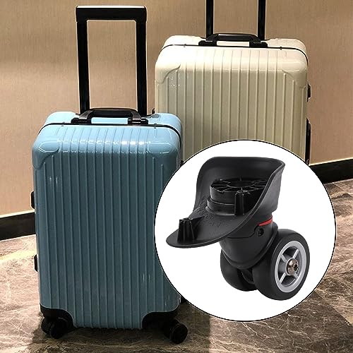 3Pcs Universal Swivel Wheel Right (Small) Suitcase Wheel (3R) 115W Series W042 Wheel Replacement Black2