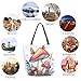 ZzWwR Fashion Extra Large Shoulder Tote Bag, Wild Mushroom and Butterfly Canvas Durable Daily Weekender Handle Bag Ideal for Gym Picnic Yoga Beach Travel Kitchen Market Grocery Shopping
