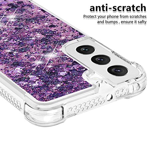 Coque paillettes Samsung S23 Plus transparente liquide girly - 4