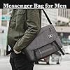 OIWAS Messenger Bags for Men Men's Shoulder Bags Waterproof 14 Inch Work Bag for Men Laptop Satchel Bag Men Anti Theft School Travel Grey #5