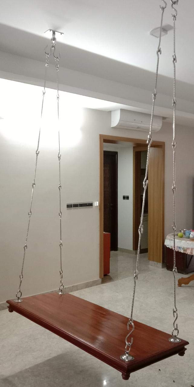 My Swing Teak Wood Swing (2x5 Feet) (2 Seater)