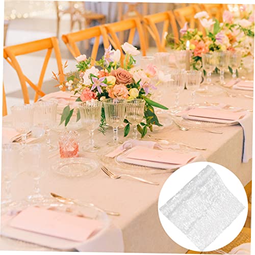 Chemin de table en maille dorée Amosfun pour centre de table de mariage chic - Lot de 2 - 6