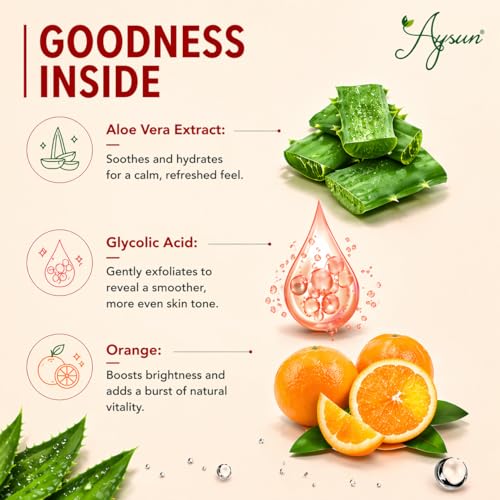 Image of Aysun 3 In 1 Face Wash - Cleanser + Scrub + Mask | Deep Cleanses Exfoliates & Hydrates, Gentle Cleanser For All Skin Types - 100Ml