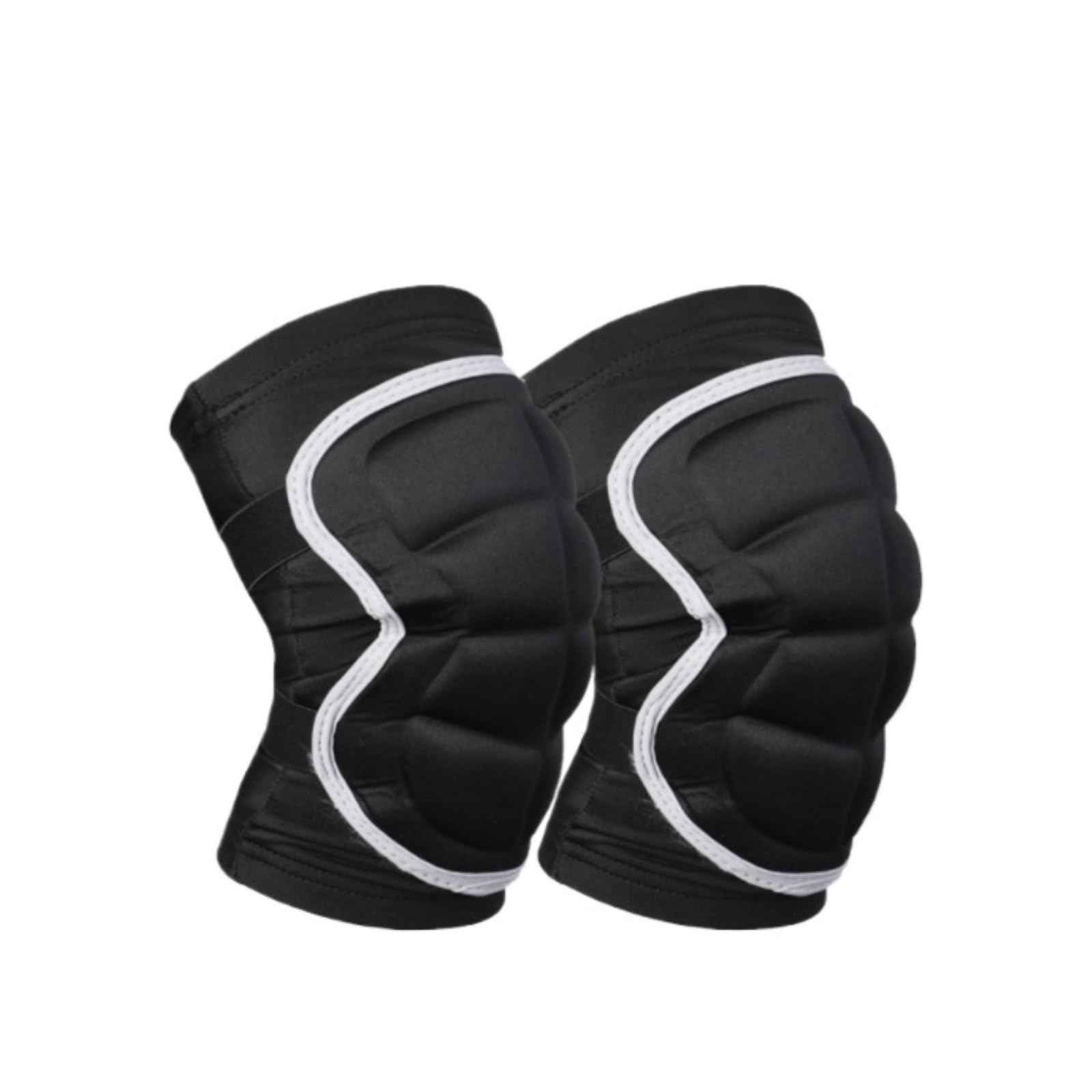 Ginocchiera Sportiva Antiscivolo Ginocchiere unisex adatte for ginocchiere sportive for arti marziali, ciclismo e danza Maniche Traspiranti(Black,S)
