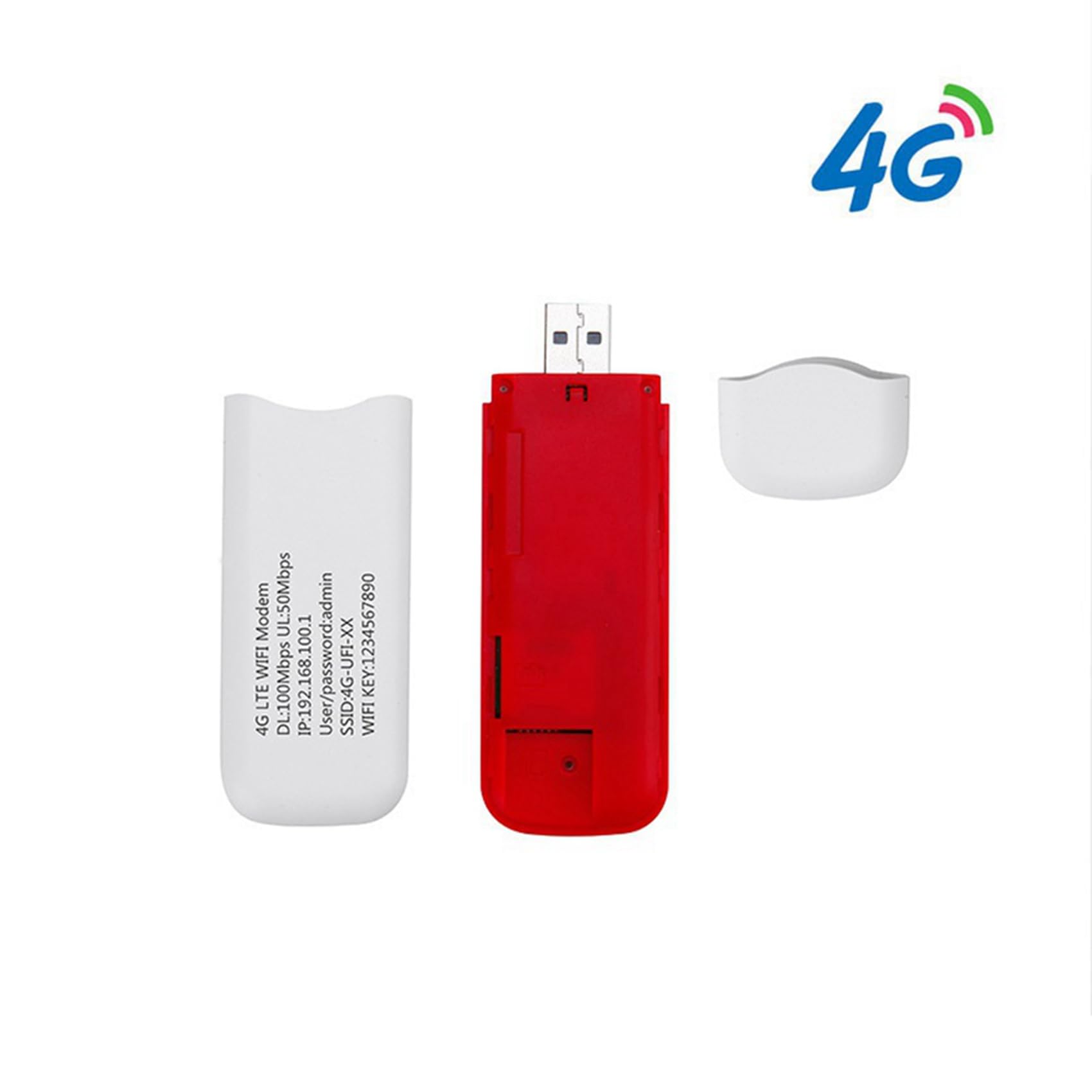 Lanko 2 x Router 4G LTE USB Dongle Mobile ad Alta Velocità 150Mbps Modem Stick Scheda Sim USB WiFi Adattatore Scheda di Rete