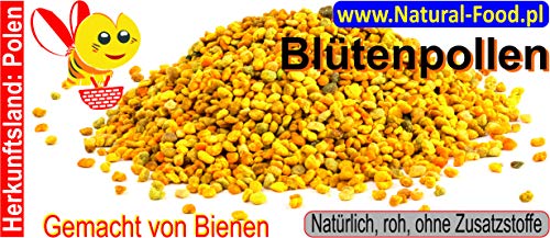 Natural Food Blütenpollen - Bienenpollen 1 kg aus Europa - PREMIUM - Natürlich, roh, ohne Zusatzstoffe - Natürliche Pollen von reinen europäischen Wiesen - Gemacht von Bienen – Bild 4