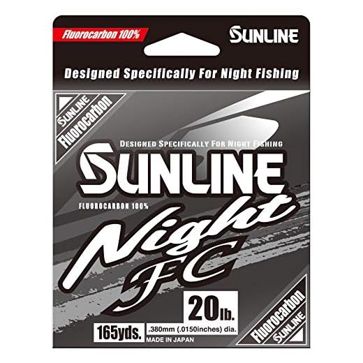 Sunline Night Flourocarbon 20lb 165 yd Clear Blue