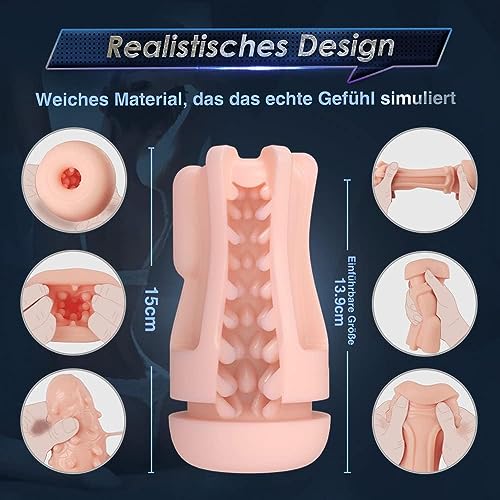 Masturbieren für Männer Elektrischer Masturbator Sexspielzeug für Männer Solo Saugen Vibration 7x3 Modi Mastubrator Men Sex Toyset Herren Sex Spielzeug für die Männer Extrem Taschenmuschi Pussy – Bild 5