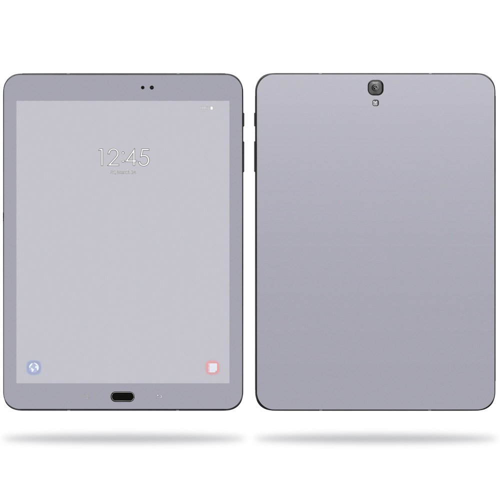 MightySkins Skin Compatible With Samsung Galaxy Tab S3 (2017) 9.7" sticker wrap cover sticker skins Solid Gray