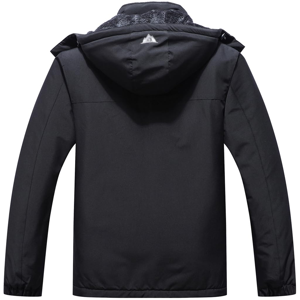 Men's Mountain Winter Coat, Waterproof Ski Jacket - Image 2