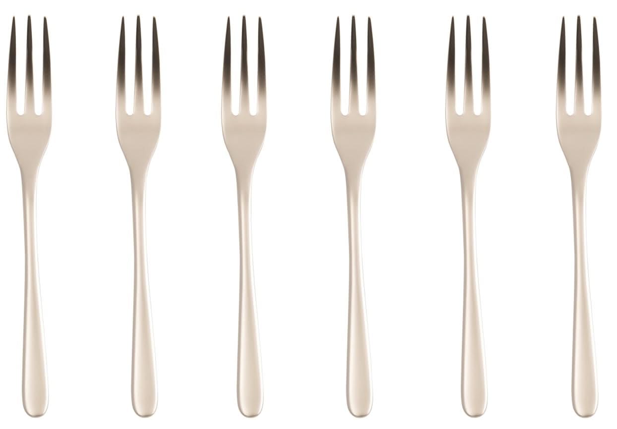 Sambonet - Confezione Regalo 6 Forchette Dolce Taste Antique Pvd Champagne