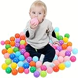 Ball Pit Balls, 100 Pcs/50 Pcs/200 Pcs, 5.6 cm, Crush Proof Plastic, for Toddlers, with Mesh Bag (50 pcs)