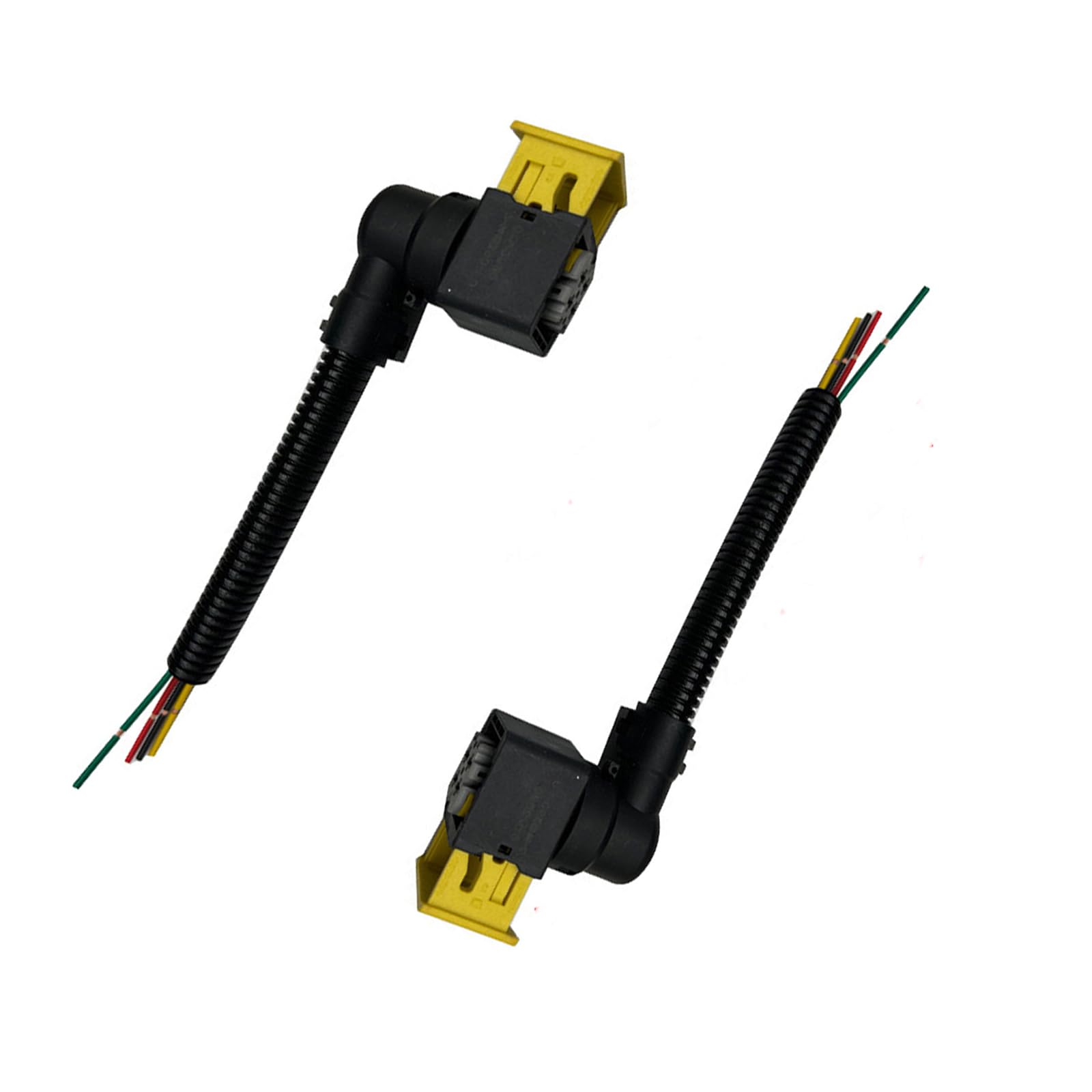 4 Pins Nitrogen Oxide Nox Sensor Connect Harness Socket Plug Wire Pigtail fits Cummins 2pcs Black