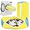 Oslynia 2 Pcs Shoe Washing Bags for Laundry, Reusable Gentle Shoes Protection Shoe Washing Bag for Dorm Travelling, Strong Cleaning Power Yellow Mesh Sneaker Shoes Cleaning Bag with Zipper