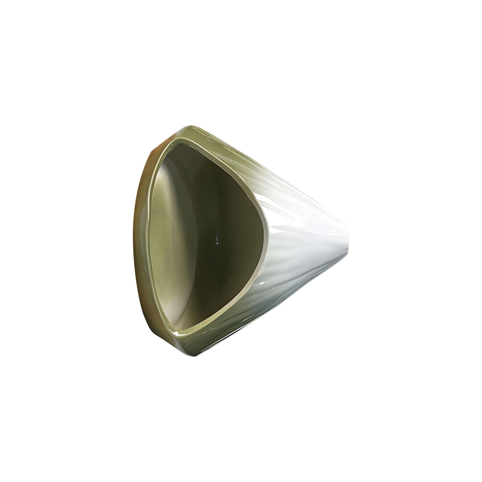 Elnwnnkc Green Refined Ceramic Base For Essential Oils And Plant Cleansing Suitable For Living Areas And Tea Spaces Spiritual Ritual Scent Tool
