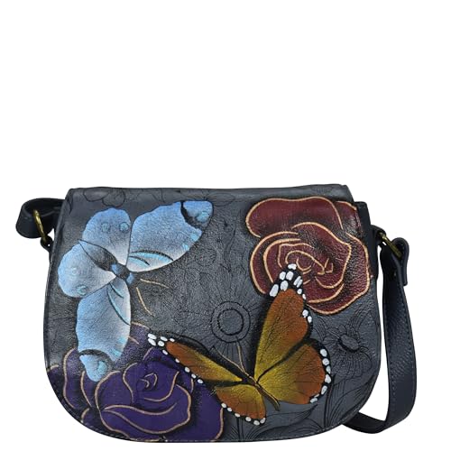 Image of Anna by Anuschka Women's Crossbody Saddle Bag