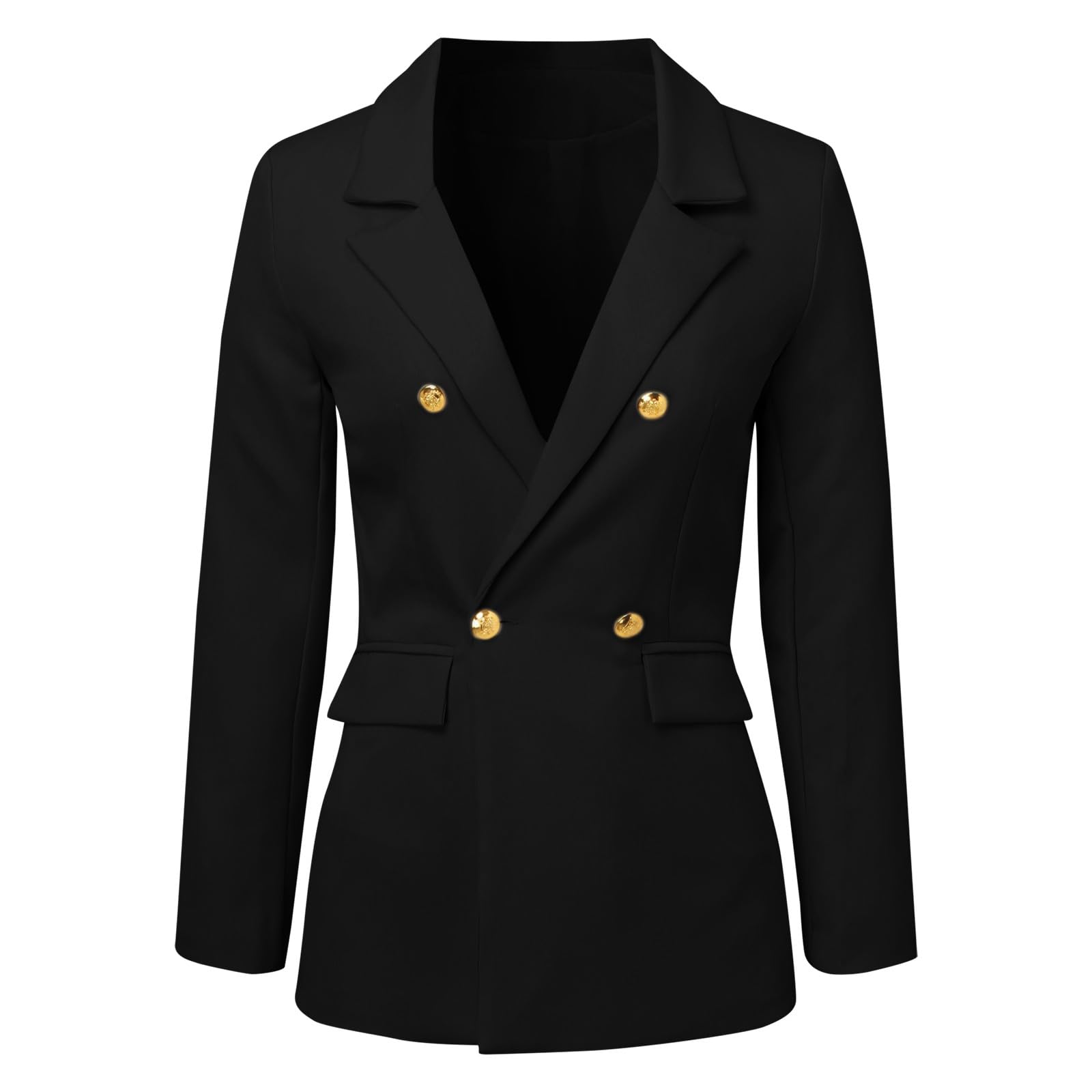 Damen Blazer Sportlich Elegant, Blazer Jacke Damen Frühlings Jacke Mit Seitentasche Elegant Langarm Blazer Mode Anzug Trenchcoat Business Blazerjacke Bolero Open Front Einfarbig Jacke Damen Sommer