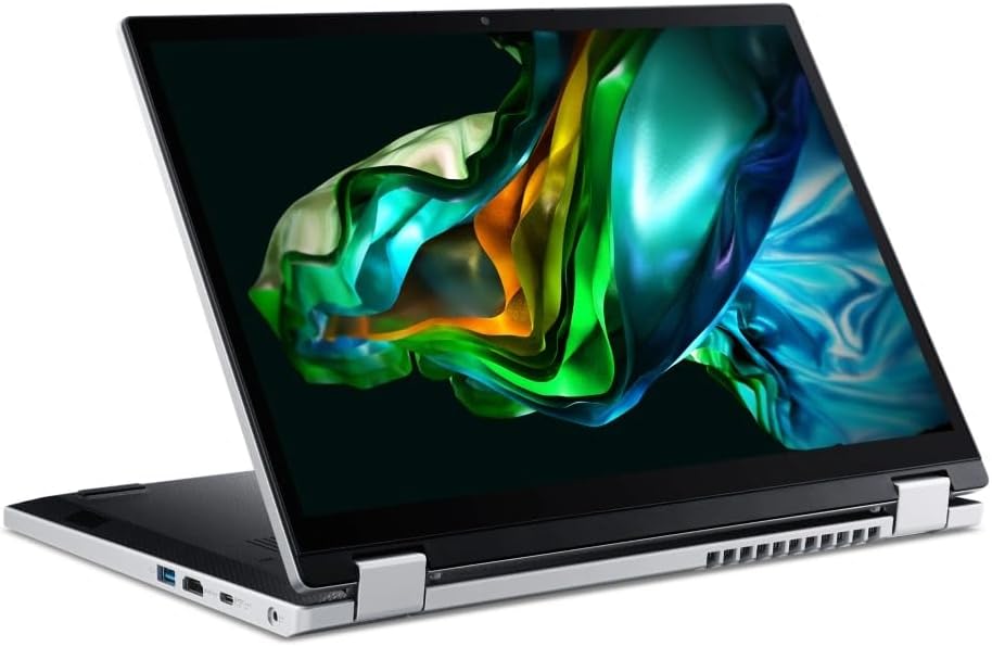 acer Aspire 3 Spin 14 2-in-1 Laptop Computer | 14" FHD+ IPS Multi-Touch | Intel Octa-core i3-N305 Processor | 8GB DDR5 512GB SSD | Type-C Win11Pro Silver + HDMI Cable
