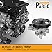 PAROD 201401 Power Steering Pump Fit for 2007-2010 Ford Edge, 2010-2012 Fusion, 2007-2012 MKZ, 2007-2010 Lincoln MKX 3.5L V6