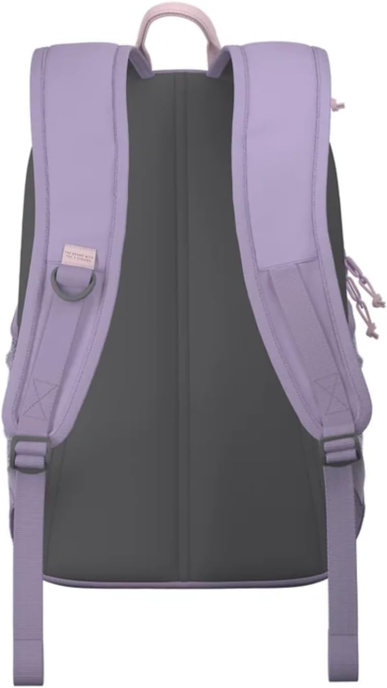 adidas Midway Backpack, Tech-Friendly 15-inch Laptop Storage, Multiple Zippered Compartments, Padded Straps, Bottle Pockets (Purple)