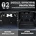 Actkill Cargo Mat & Backrest Mats Compatible with 2017-2024 2025 Audi Q7 - TPE All Weather Rear Cargo Liner Rear Trunk Liner Back Seat Cover Protector (2017-2024 Audi Q7)