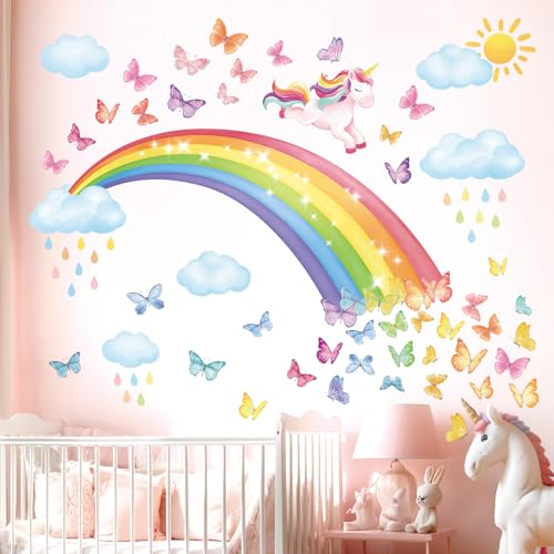 DECOWALL SG2-2309 Vinilos Decorativos Arcoíris y Unicornio miniatura 2