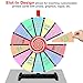 WinSpin 18 Inch Prize Wheel DIY Insertable Tabletop Spinning Wheel, 14 Slots Fortune Design Carnival Spin Game, DIY Series