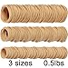 Rubber Bands Assorted Size#10 Size#16 Size19 Beige 0.5lb Rubber Bands for Office Supplies Money School Home