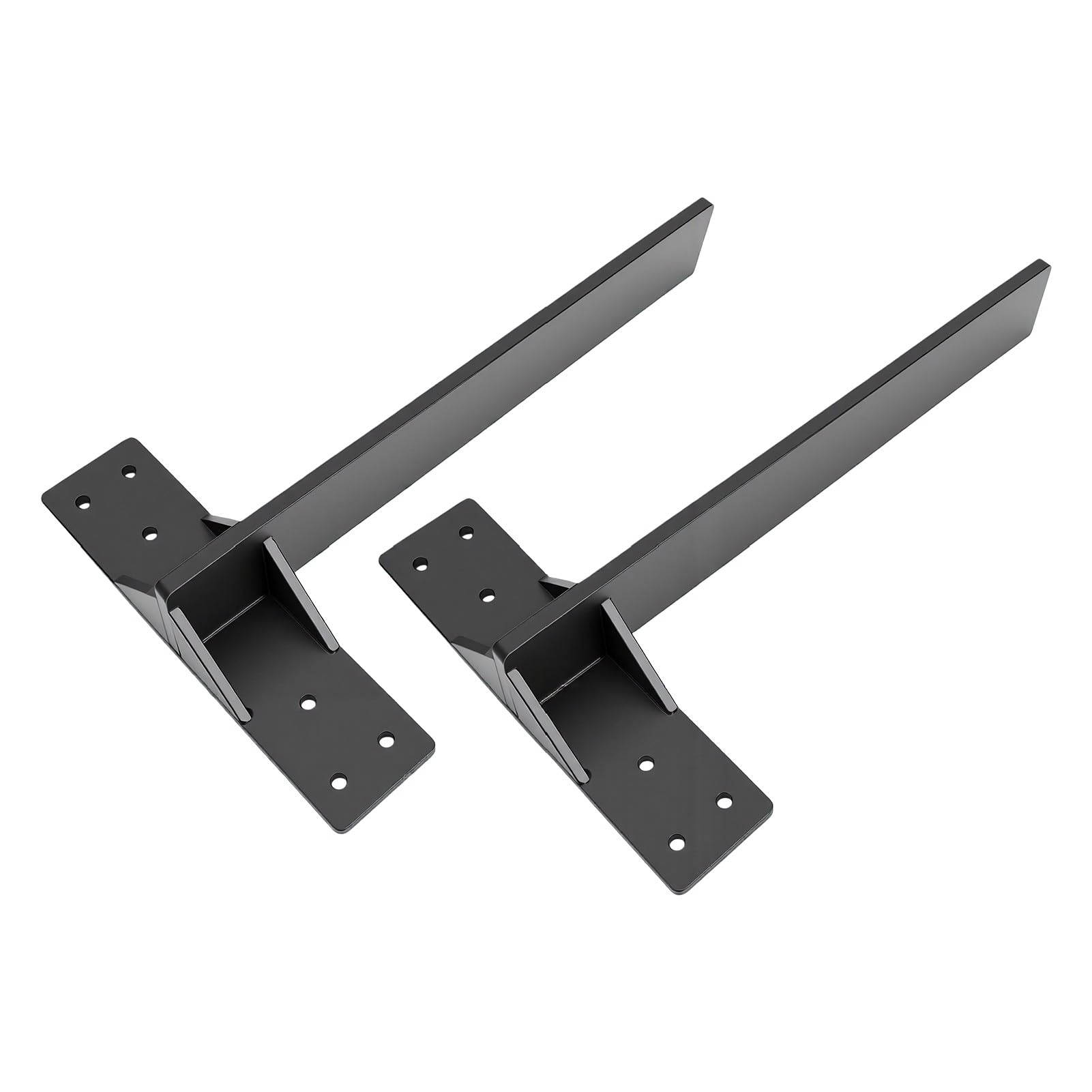 Eujgoov Soportes de Estante Flotante en Forma de T, 10 Pulgadas, Soporte