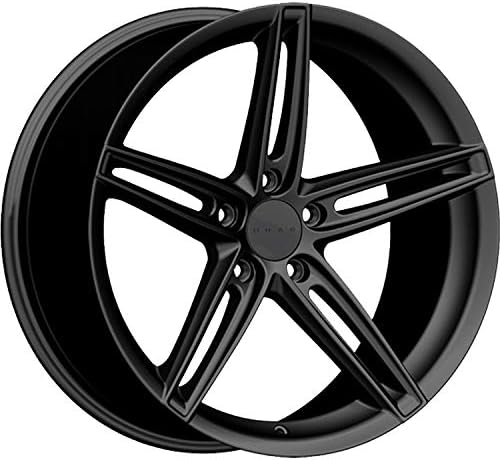 18" DRAG WHEELS DR73 18x8" +45 OFFSET 5x112 FLAT BLACK - SET OF 4