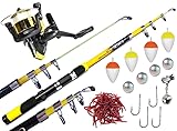 Kit Para Pesca Molinete Vara Ultra + Itens Chumbada Isca