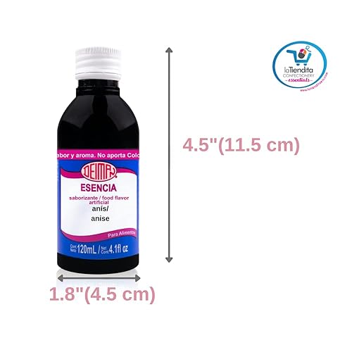 Deiman Esencia de anís aromatizante artificial para alimentos (4 onzas líquidas)